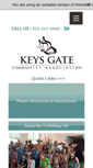 Mobile Screenshot of keysgatehometown.com